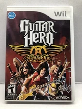 Guitar Hero: Aerosmith (Nintendo Wii) Complete w/ Manual - Clean & Tested