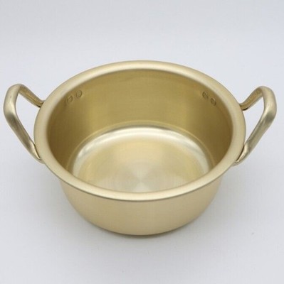 Neusilbertopf-Doppelgrifftopf, ohne Deckel / Express / Original