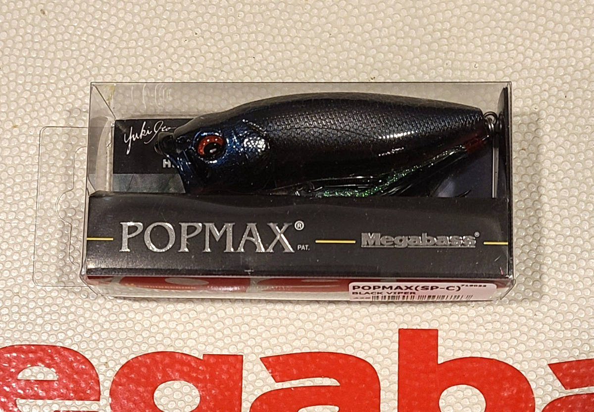 Megabass Pop Max Balsa Max tête argentée rare couleur limitée