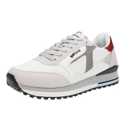 Gas Malik Mix - Sneaker aus weißem Mesh - Größe 44 [27,3 cm] Herrenschuhe