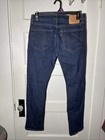 Men’s Jeans Size 32x 30 Levi’s 513 Dark Denim Straight Leg — photo 3