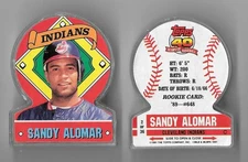 1991 Topps Stand-Ups (No Candy Clear) - CLEVELAND INDIANS  