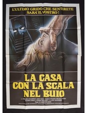 Manifiesto La Casa Con La Scala Nel Buio Blade Dark Lamberto Bava Anny Papa A475