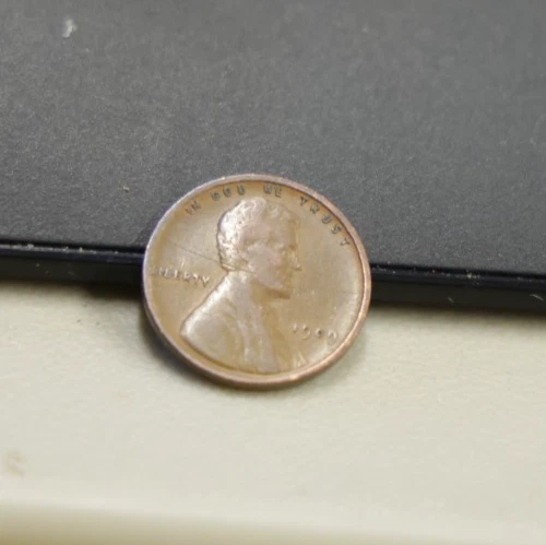 1909 V.D.B. US Lincoln Cent Semi Key Fine (Scratch)