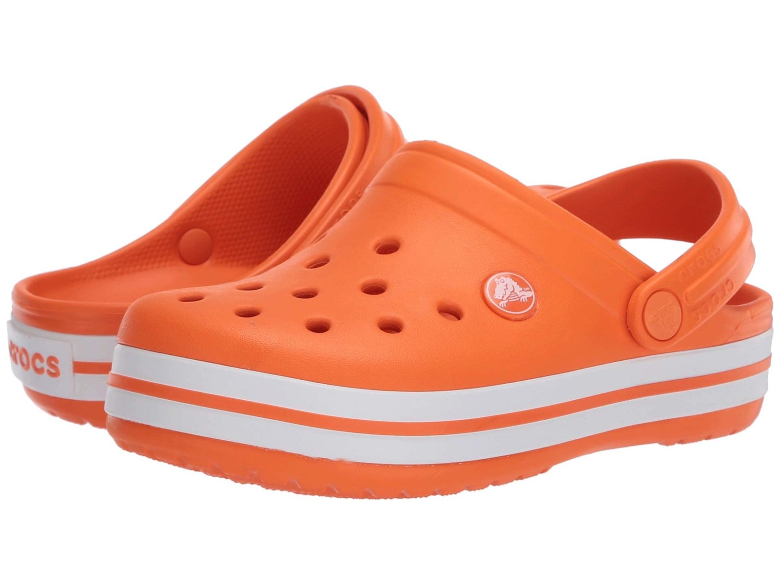 Crocs Kids' Crocband Clogs - Orange