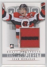 2013 ITG Draft Prospects Game-Used Silver Jersey /110 Sean Monahan #M-28 s0w