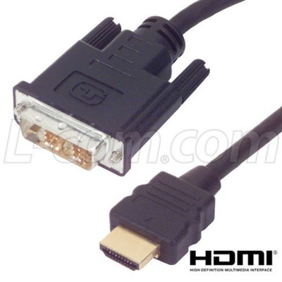 L-Com / Infinite Electronics - HD-DVI-MM-4 - Premium DVI to HDMI Cable