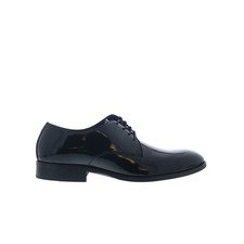 Johnston Murphy 15-8077 Mens Black Oxfords Plain Toe Shoes 9