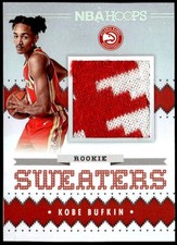2023-24 Hoops Winter #RSW-KBU Kobe Bufkin Rookie Sweaters Relic E1