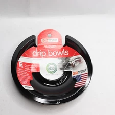 Range Kleen Drip Pan Black Porcelain 6" P103