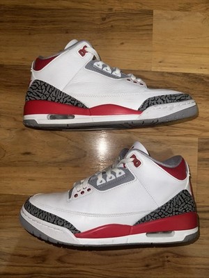 Nike Air Jordan Retro 3 Fire Red 2022 Men's Size 8.5 DN3707-160