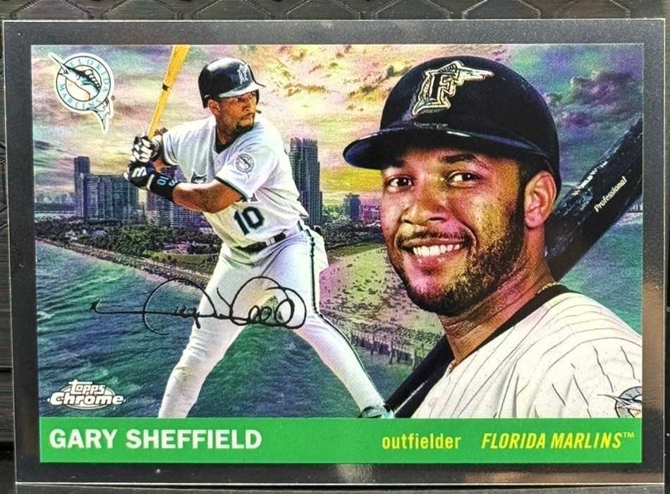 2025 Topps Chrome Platinum #55CV-30 Gary Sheffield 1955 City Variations