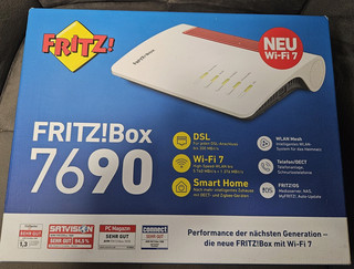 AVM FRITZ!Box 7690 mit Wi Fi 7 DSL WLAN Router ungeöffnet versiegelt
