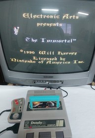 The Immortal by steepler game cartridge from 90s for dendy, famicom, pegasus