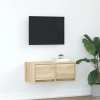 Tv-Schrank Sonoma-Eiche 60X31X25,5 Cm Holzwerkstoff