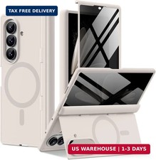 Magnetic for Samsung Galaxy Z Fold 7 Case with Privacy Screen Protector, Liquid