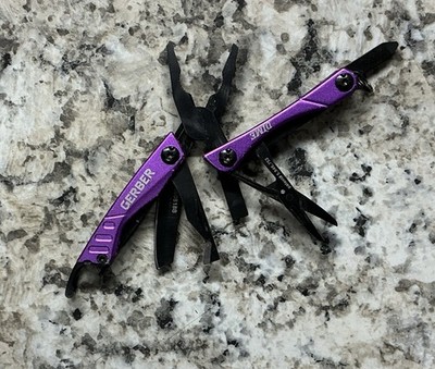 Gerber Dime Multi Tool - PURPLE - Pre-owned - VG Condition