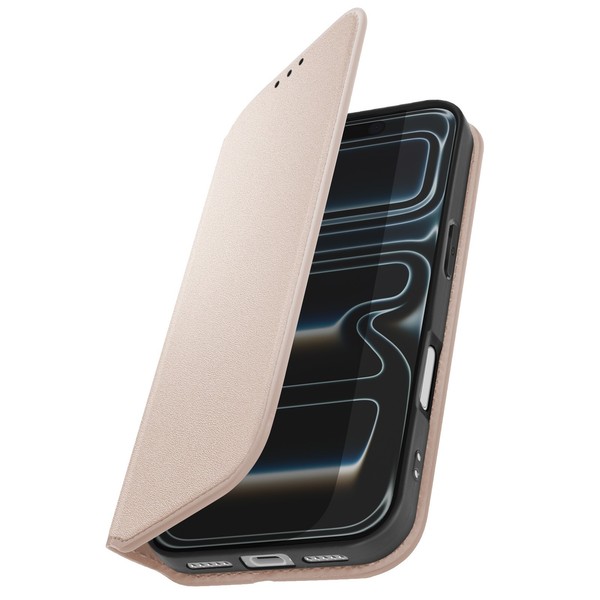 Avizar, Klappetui Iphone 17 Pro Mit Kartenfach Und Standfunktion, Gold-image