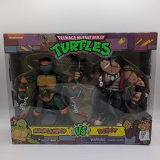 Playmates Teenage Mutant Ninja Turtles Michelangelo Vs Bebop Action Figures
