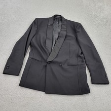 Vito Rufolo Tuxedo Blazer Mens 42L Wool Black Pockets Suit Jacket Sport Coat