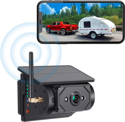 Solar-Powered Wireless Backup Camera with AI Security-Smart Human/Vehicle Detect