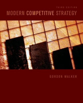 Modern Competitive Strategy Paperback Gordon Walker