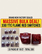 330 TTC Flame Red Mechanical Keyboard Switche...