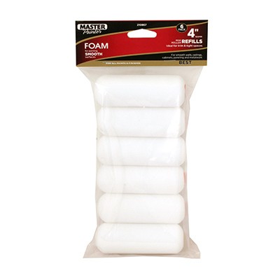 12 Pack - Mini Paint Roller Covers, High-Density Foam, 4 In., 6-Pk. - 60182TV