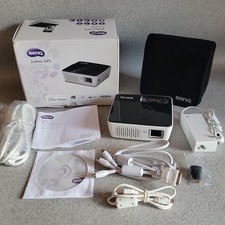 BenQ Joybee GP2 LED Mini Projector With Rare VGA Phono Cable IPhone ipod