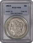 1904-S Morgan Silver Dollar $1 PCGS VF30