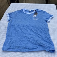 Image of Jack Wills Ladies Pale Blue Crew Neck T Shirt Small