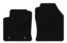 Fußmatten Automatten Vorne Velours Schwarz für Ford Focus MK1 1998-2001