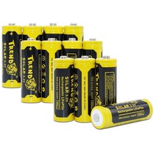 12-Pack 14430 Lithium-Iron Phosphate Rechargeable Batteries