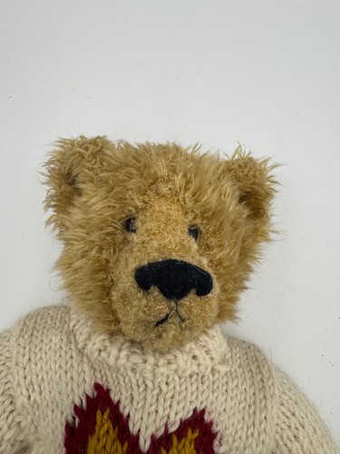 Peluche ours en peluche articulé 2 ours en peluche 1993 TY The Attic Treasures Heartley Bear - Photo 7/8