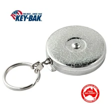 KEYBAK-Self Retractable Steel Key Chain Reel  **MADE IN USA** Free Post KB5