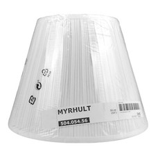 IKEA MYRHULT Soft Decorative Classic White Te...