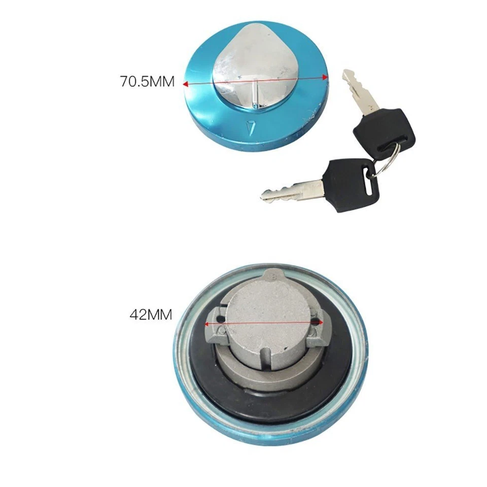 Ignition Switch Gas Tank Cap Lock Key for Honda Shadow VLX VT 600 - Image 3 of 4