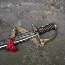 Polish Hussar Saber Model 1750 with Scabbard - Blank Blade