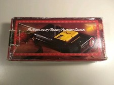Portable FM/AM Radio Emergency Alarm Clock Flashlight US 3 In 1