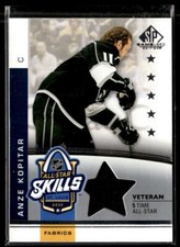 2020-21 SP Game Used 2020 NHL All-Star Skills Fabrics Anze Kopitar Los Angeles