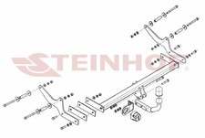 Anhängerkupplung passend für RENAULT Laguna III 09/2007-2015 starr