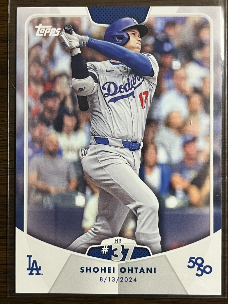 2024 Topps 50/50 #70 Shohei Ohtani Los Angeles Dodgers HR #37 | eBay