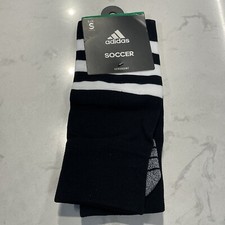 Adidas Soccer Over The Calf Black And White Socks NWT Adult Men s Size Small