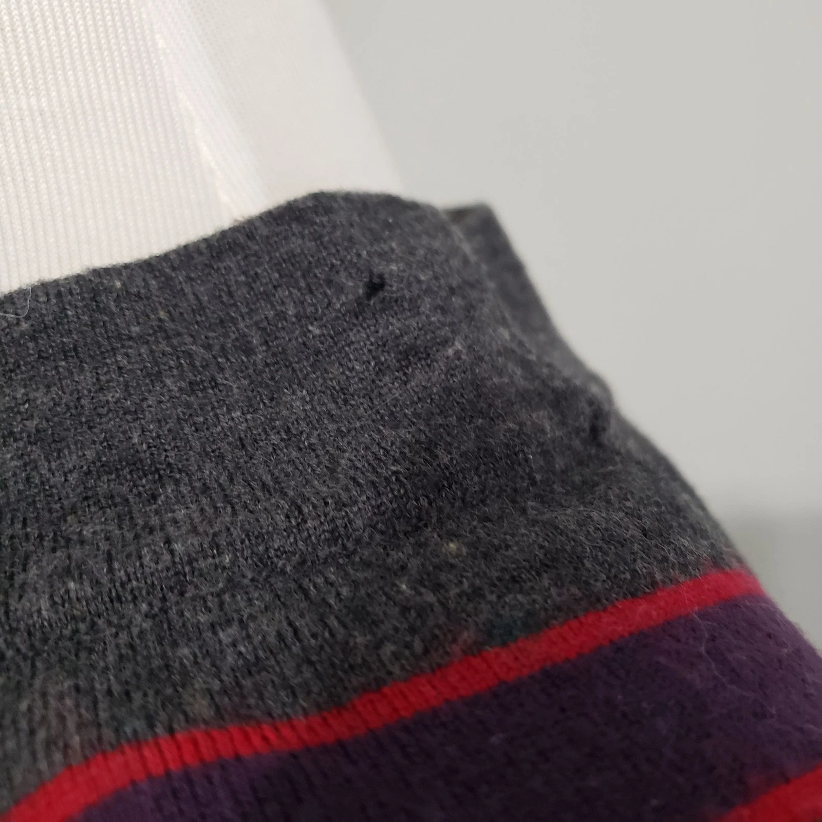 Love Moschino maglione lana righe vestito donna taglia 4 grigio pullover asimmetrico