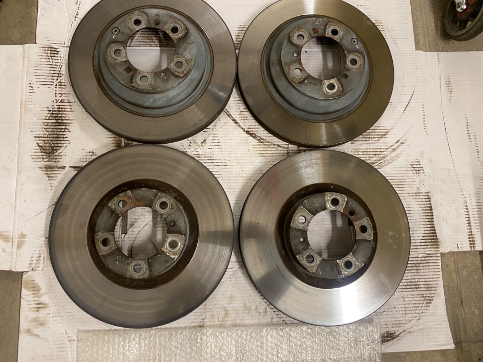 PORSCHE TAYCAN 4S BRAKE DISC CALIPER SET 9J1615301A 9Y0615601B 