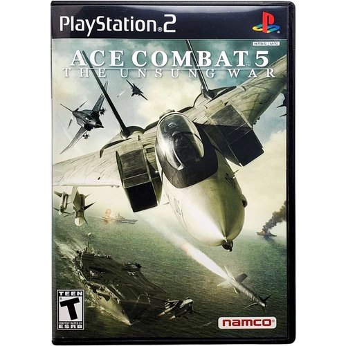 Ace Combat 5 Unsung War - Sony Playstation 2 PS2 Pristine Tested 1Y Guarantee