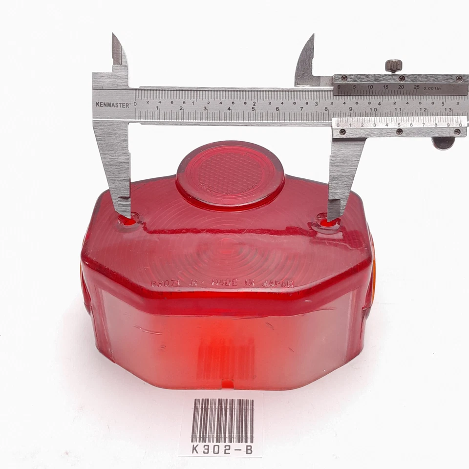 Yamaha 125 AS3 R5 XS1 XS2 TX650 TY 175 JC TailLight Tail Lamp Light Lens NOS - Imagem 4 de 4