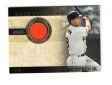 2012 Topps Gold Standard Relics #GSR-CR Cal Ripken Jr. [42/50] *Rare*