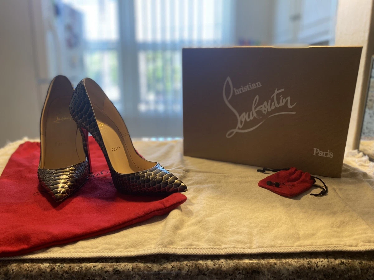 Christian Louboutin So Kate 120 Python Pumps Size 36 *Worn Once*