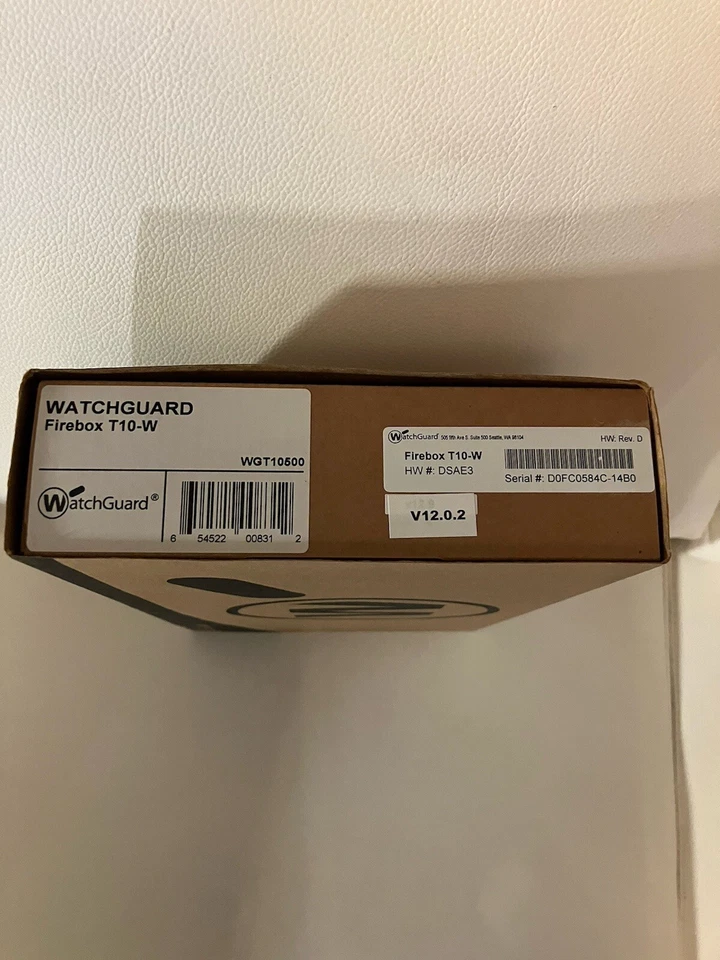 *NEW*Watch Guard Firebox T10/T10-W DS3AE Firewall VPN Sec. Appliance WGT10500 - Image 3 of 4